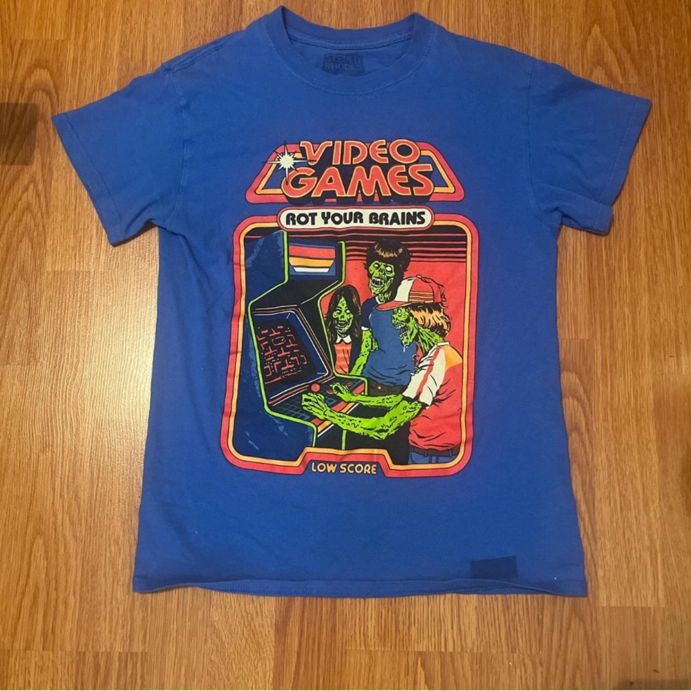 Blue Videogame Shirt